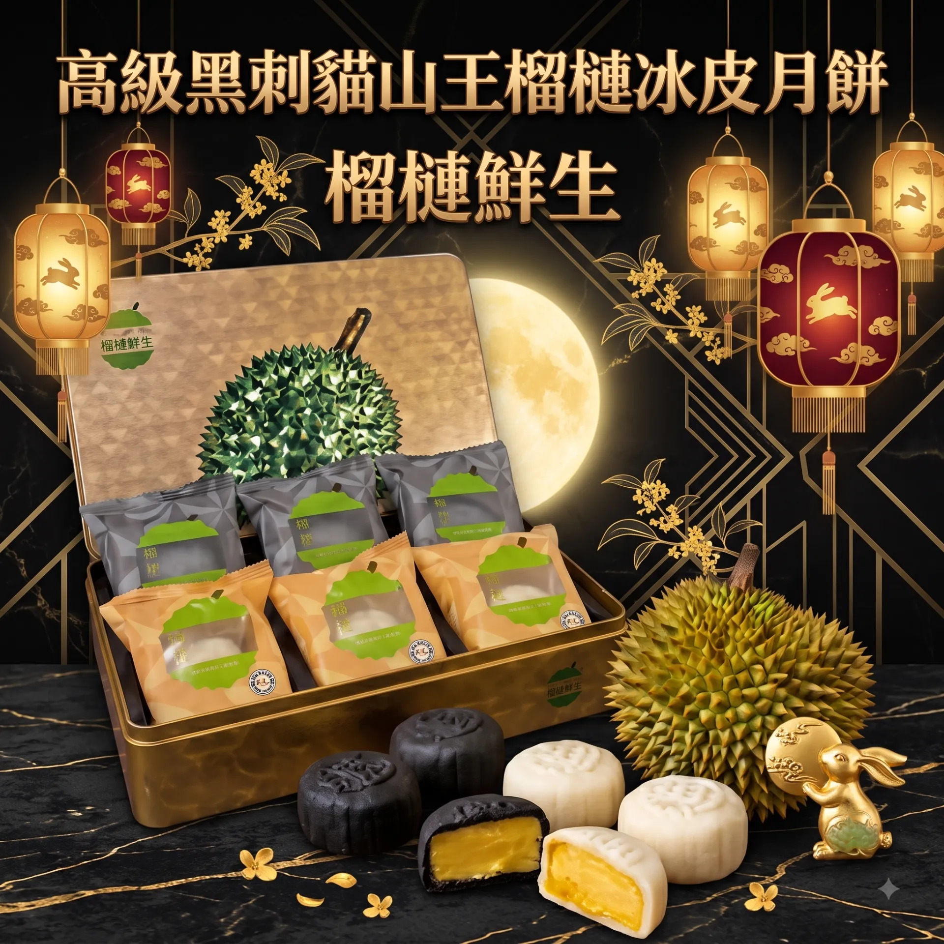 ♥️榴槤鮮生 ♥️ 🏆雙王組合(黑刺王 + 貓山王)