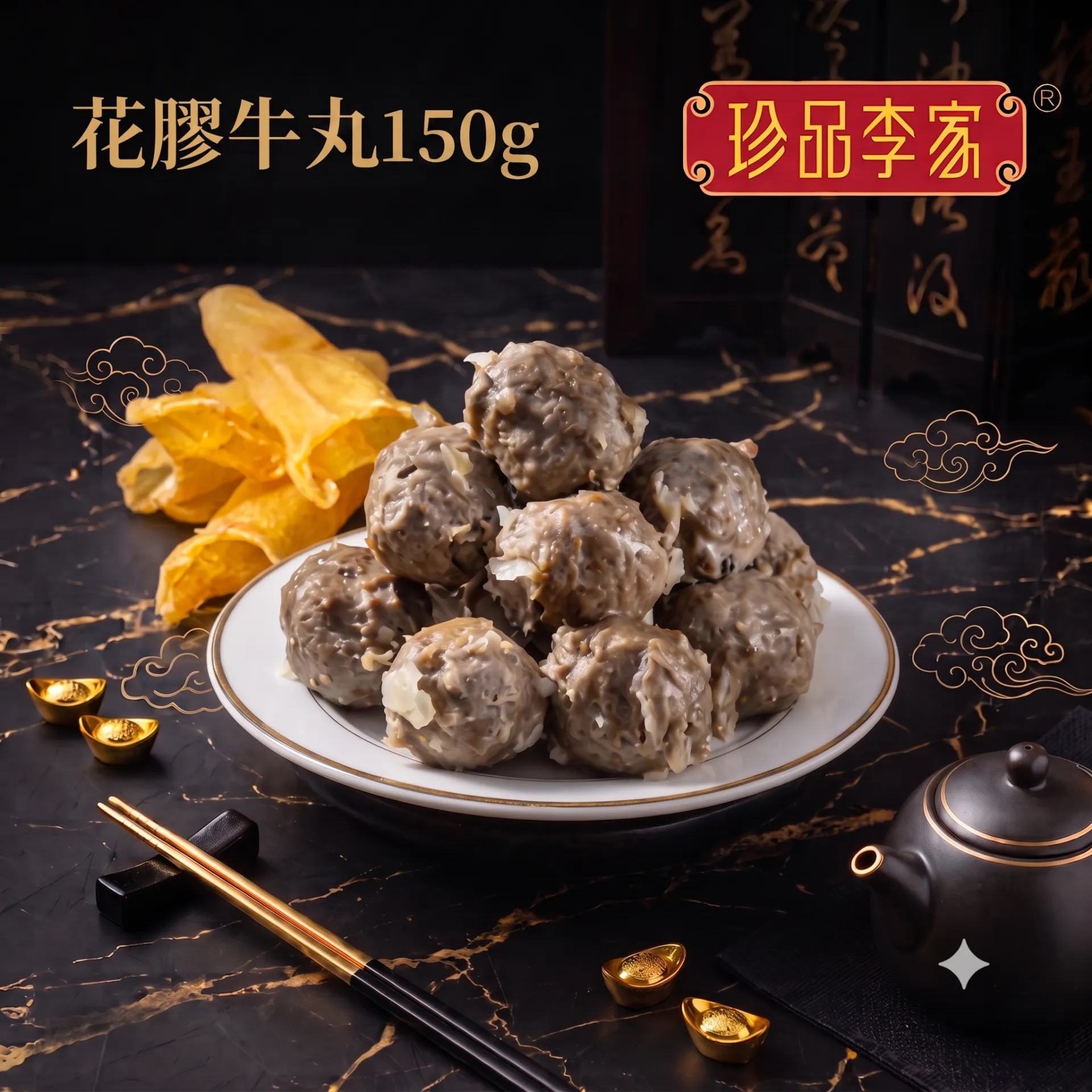 珍品李家 花膠牛丸 150g
