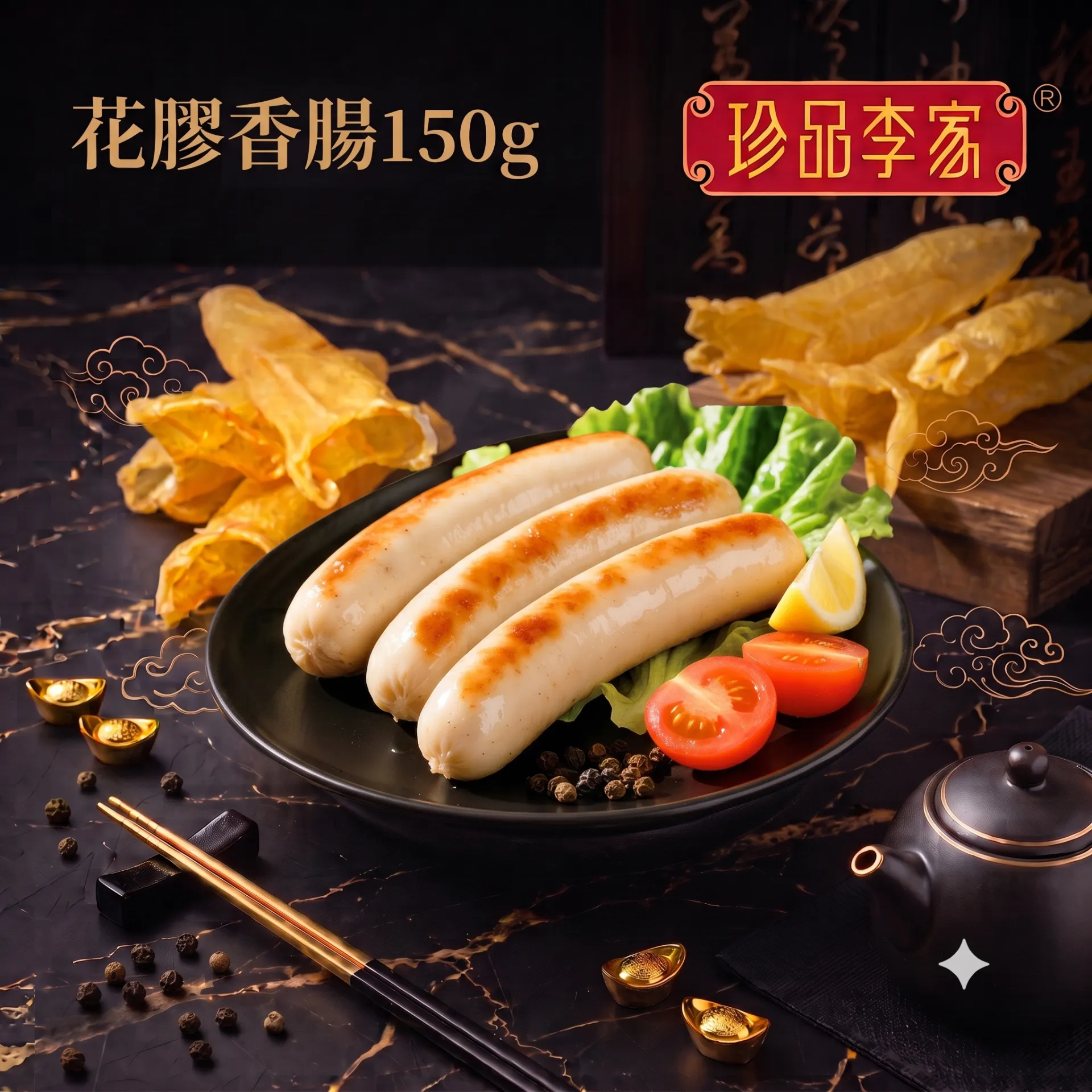 珍品李家 花膠香腸 150g