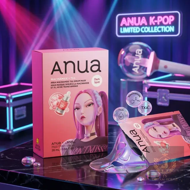 Anua 煙酰胺 + 傳明酸淡斑精華面膜 1盒10片(K-POP聯名限定版)