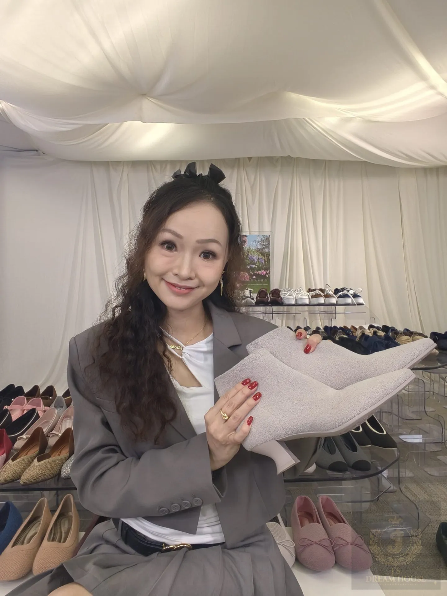MALOVE 法式经典羊丽绒祼靴