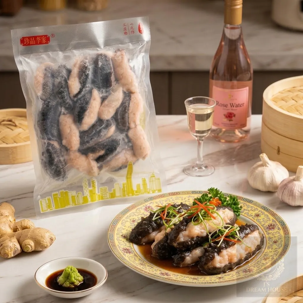珍品李家 海參抱月(1磅)